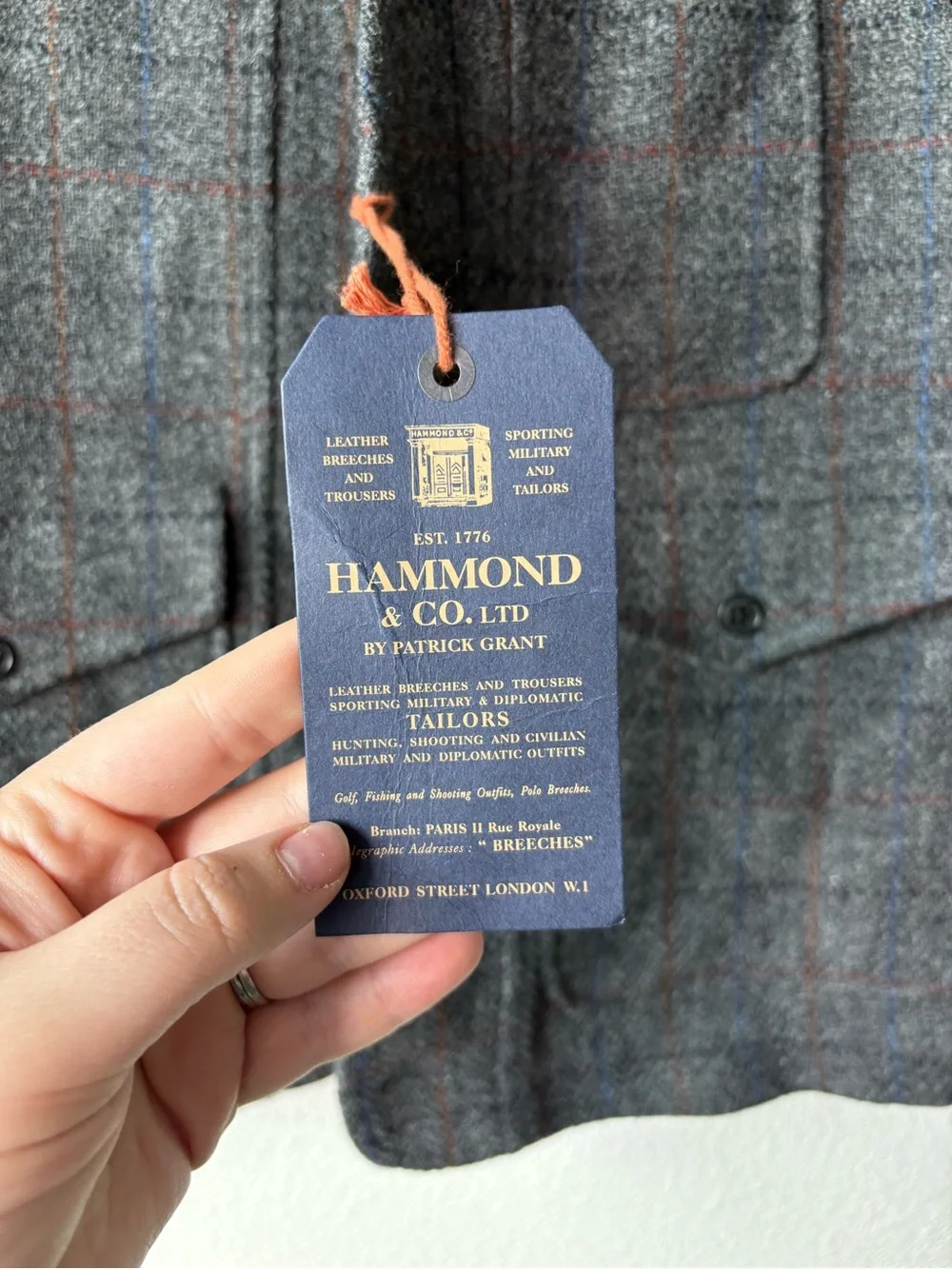 Men's Gray Tweed Vest - Classic Windowpane